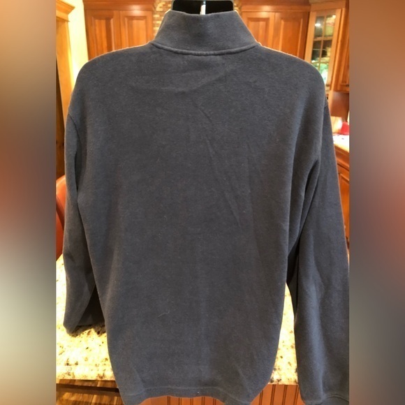 Rodd & Gunn men’s Quarter‎ Zip pullover. Sharp blue with logo. EUC. XL - Picture 7 of 8
